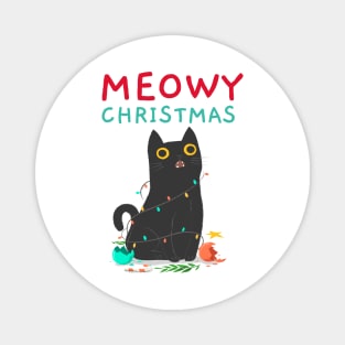 X-mas cat Magnet